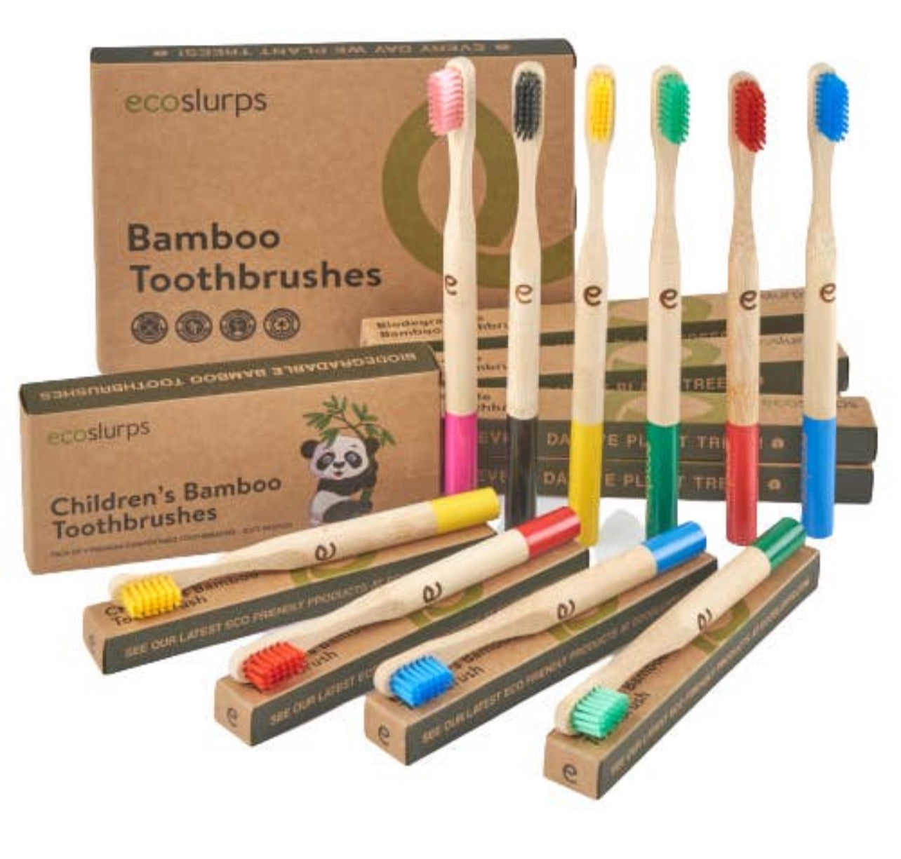 Kids Bamboo Toothbrushes