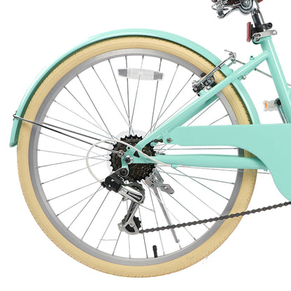 Glerc 24" Beach Cruiser Bike Kids Hybrid Bike - Missy