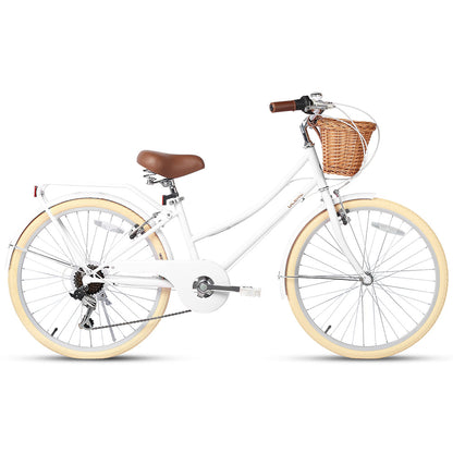 Glerc Best Beach Cruiser Hybrid Kids Bike 24" - Missy