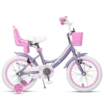 Glerc 16" Kids Bike with Doll Seat For 4 - 8 Years Old - Maggie