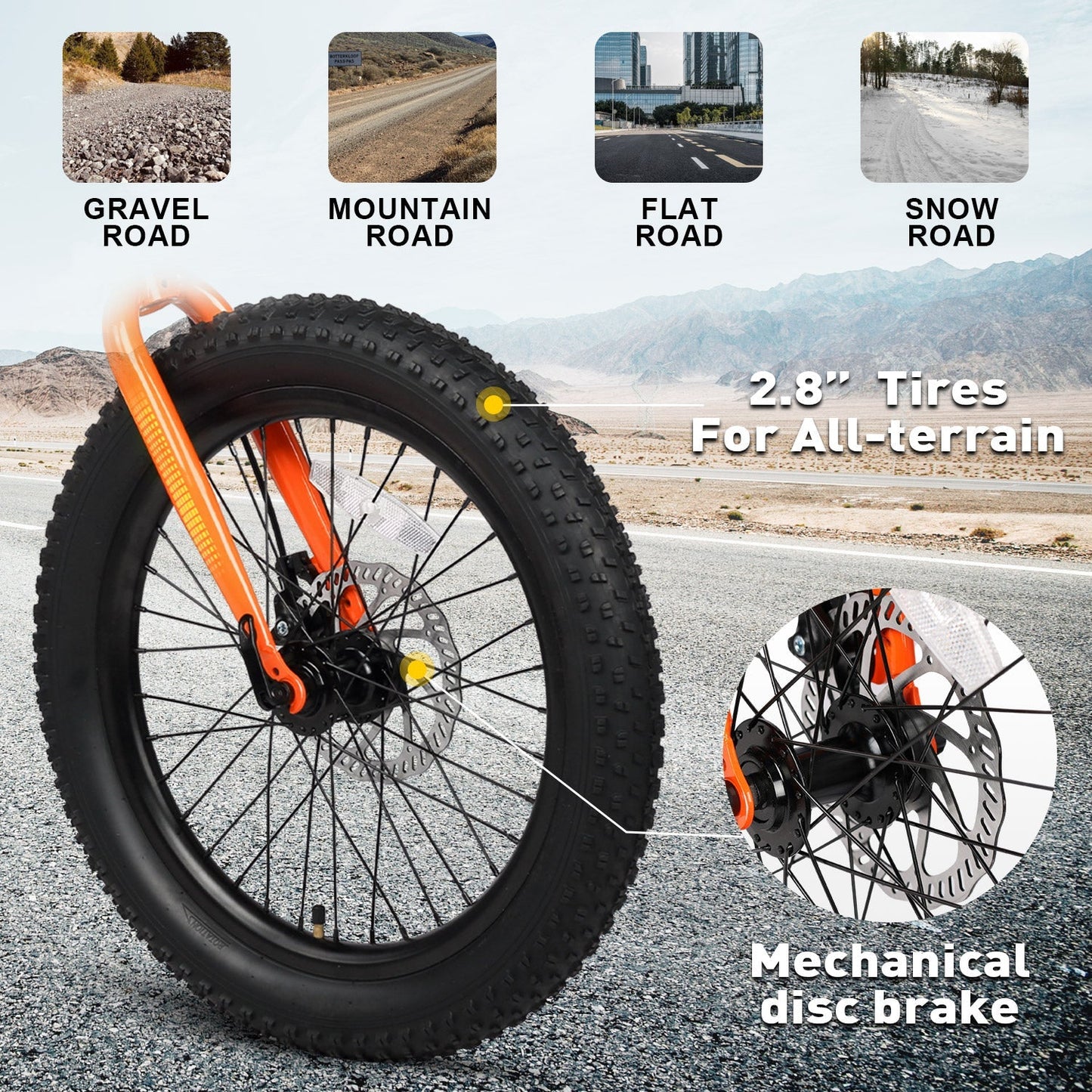 Glerc 24" Mountain Bike For Beginner - Mars