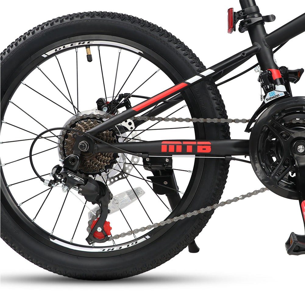Glerc 24" Kids 21-Speed MTB with Disc Brakes - Skyline