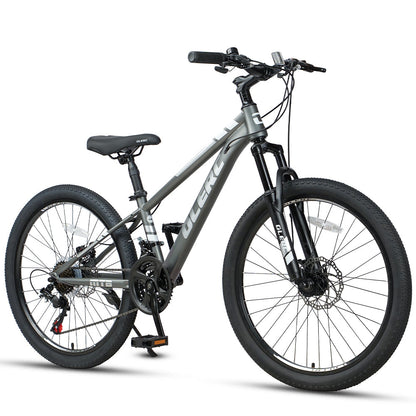 Glerc 24" Kids 21-Speed MTB with Disc Brakes - Skyline