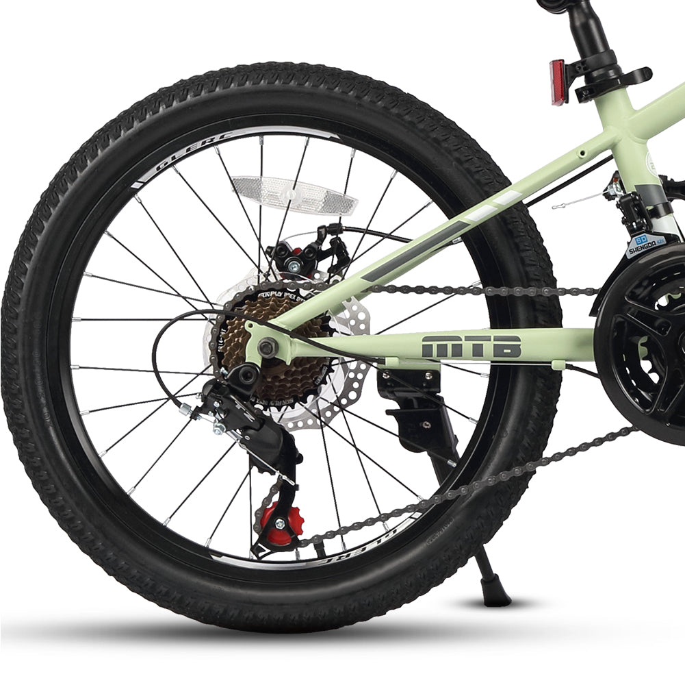 Glerc 24" Kids 21-Speed MTB with Disc Brakes - Skyline