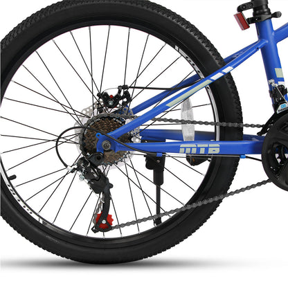 Glerc 24" Kids 21-Speed MTB with Disc Brakes - Skyline