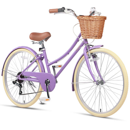 Glerc 26" Best Beach Cruiser Hybrid Kids Bike - Missy