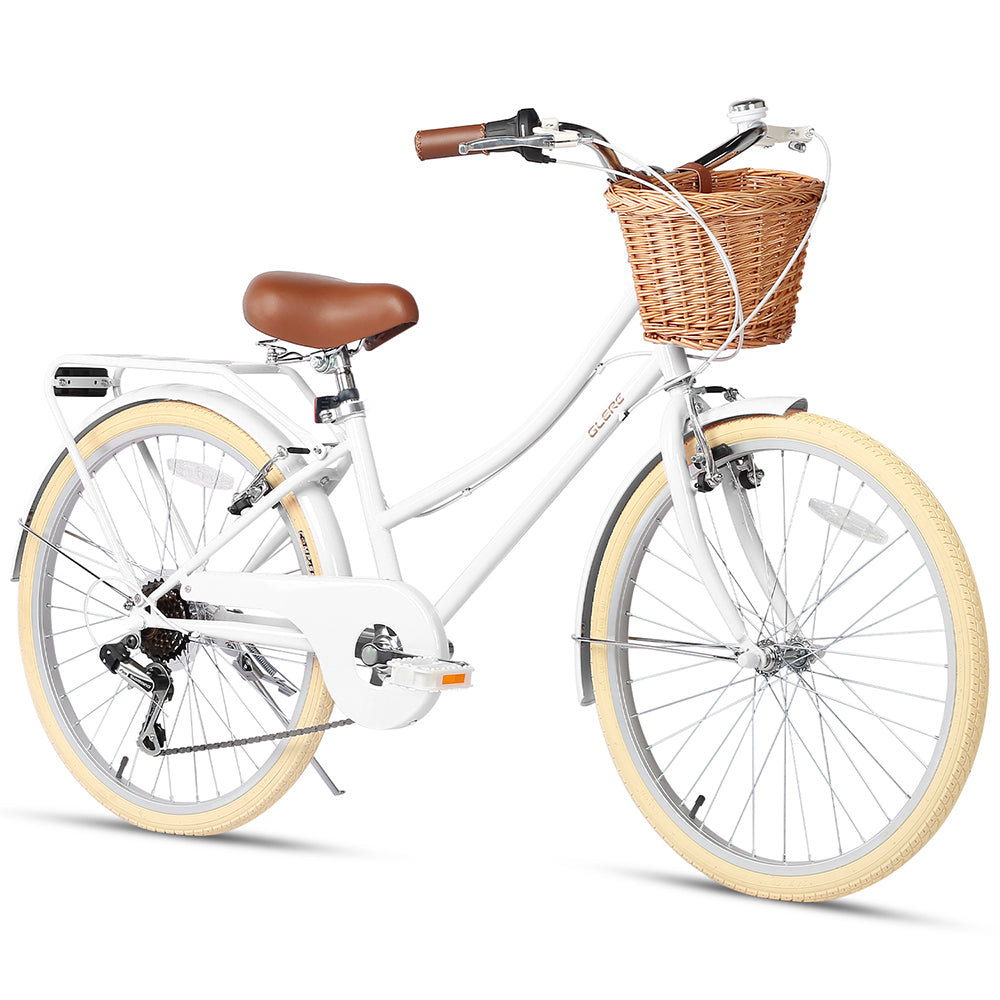 Glerc Best Beach Cruiser Hybrid Kids Bike 24" - Missy