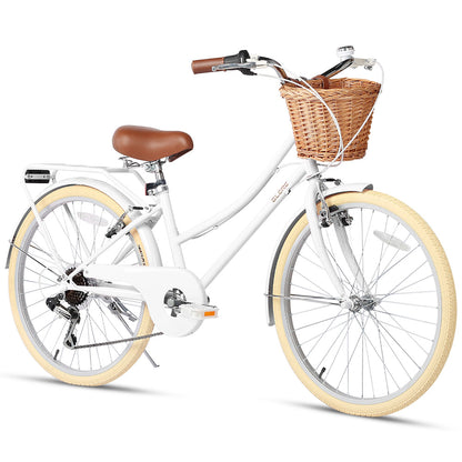 Glerc Best Beach Cruiser Hybrid Kids Bike 24" - Missy