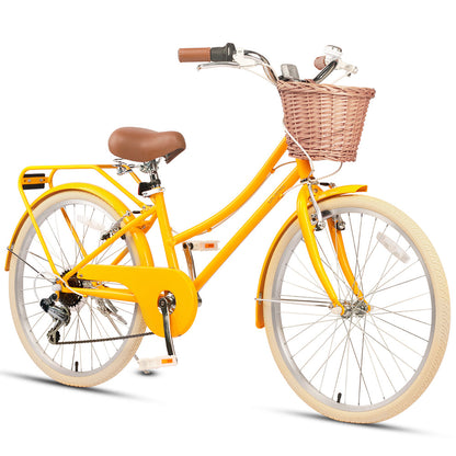 Glerc Best Beach Cruiser Hybrid Kids Bike 24" - Missy