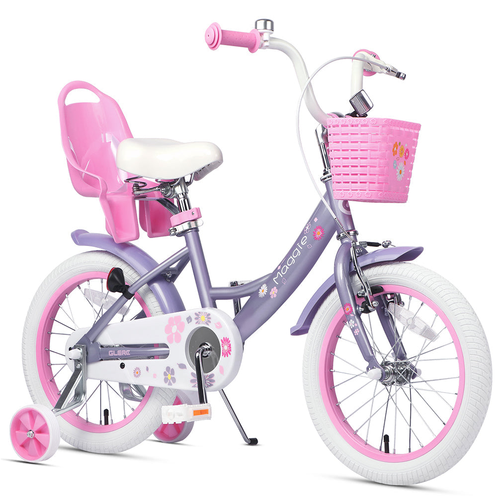 Glerc 16" Kids Bike with Doll Seat For 4 - 8 Years Old - Maggie