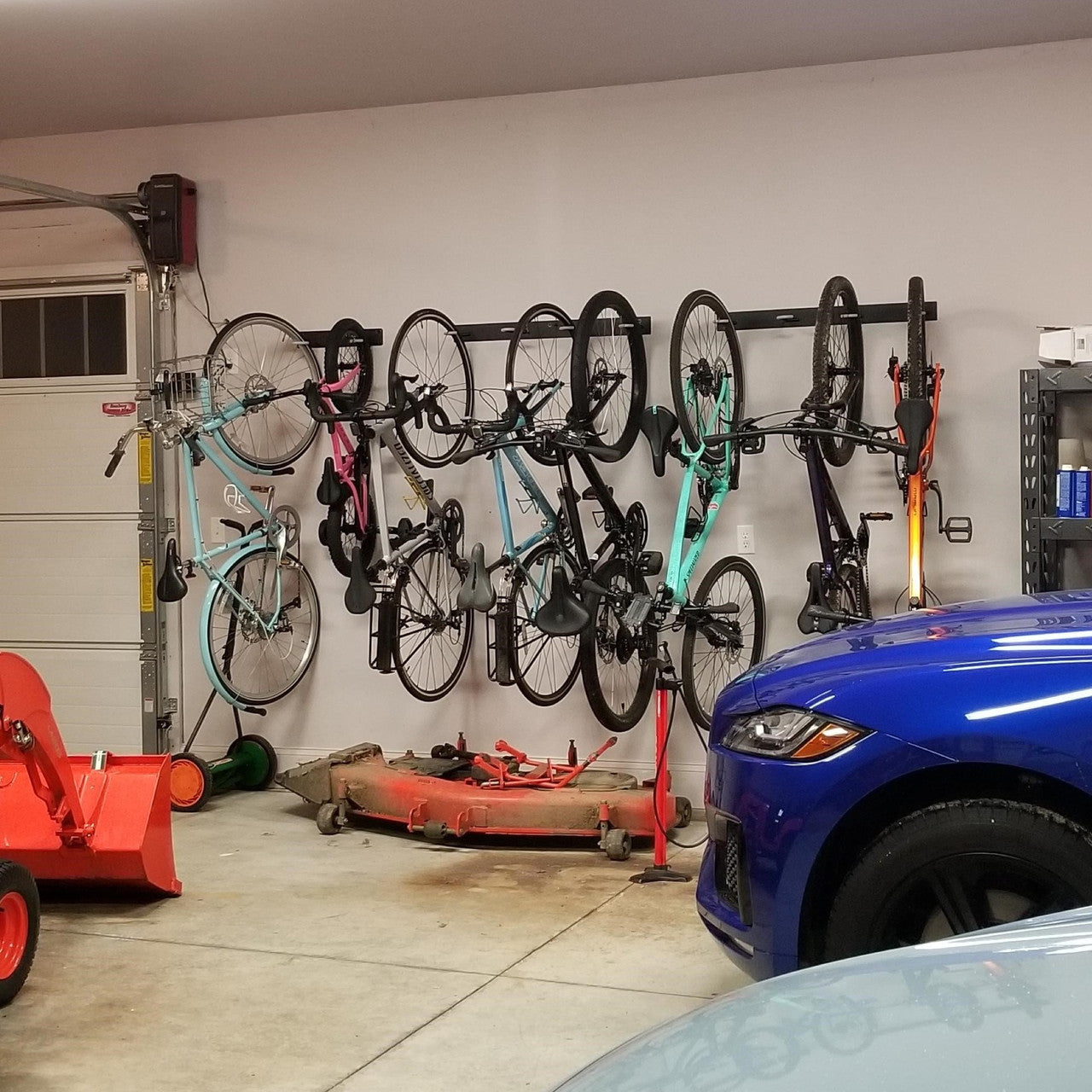 Blackstone Bike Storage Rack | 4 Bikes | Black