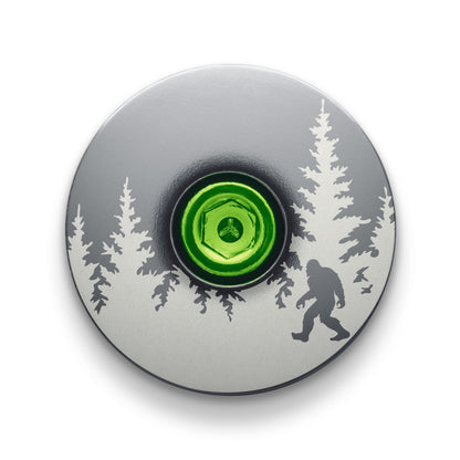 Bigfoot Hiding Custom Bike Top Cap