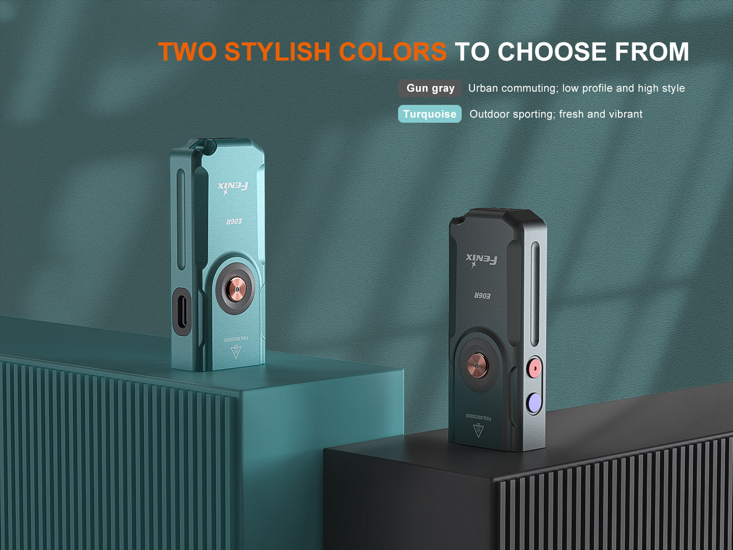 Fenix E06R Keychain Light with White, UV, and Red Laser Lights