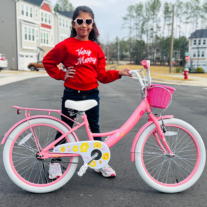 Glerc 20" Kids Bike For 7 - 13 Years Old No Training Wheels - Maggie