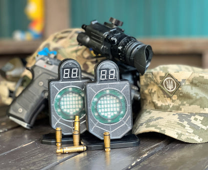 Reactive Laser Shooting Target for Dry Fire Practice