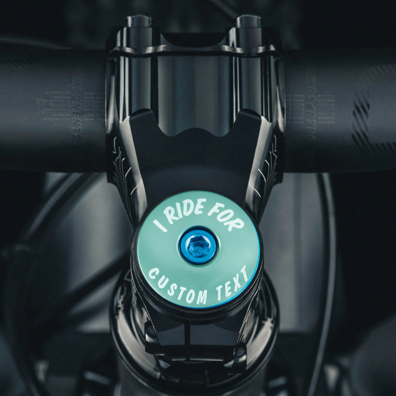 I Ride For - Custom Bicycle Headset Cap