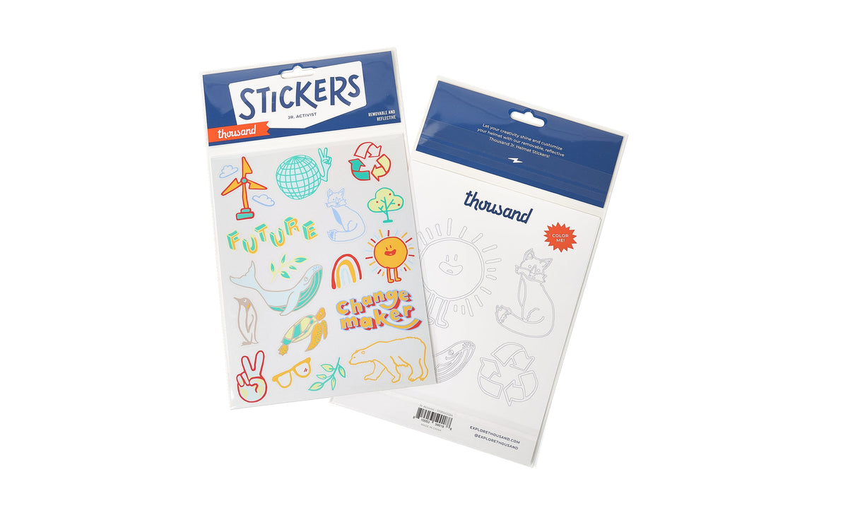 Thousand Jr. Helmet Stickers