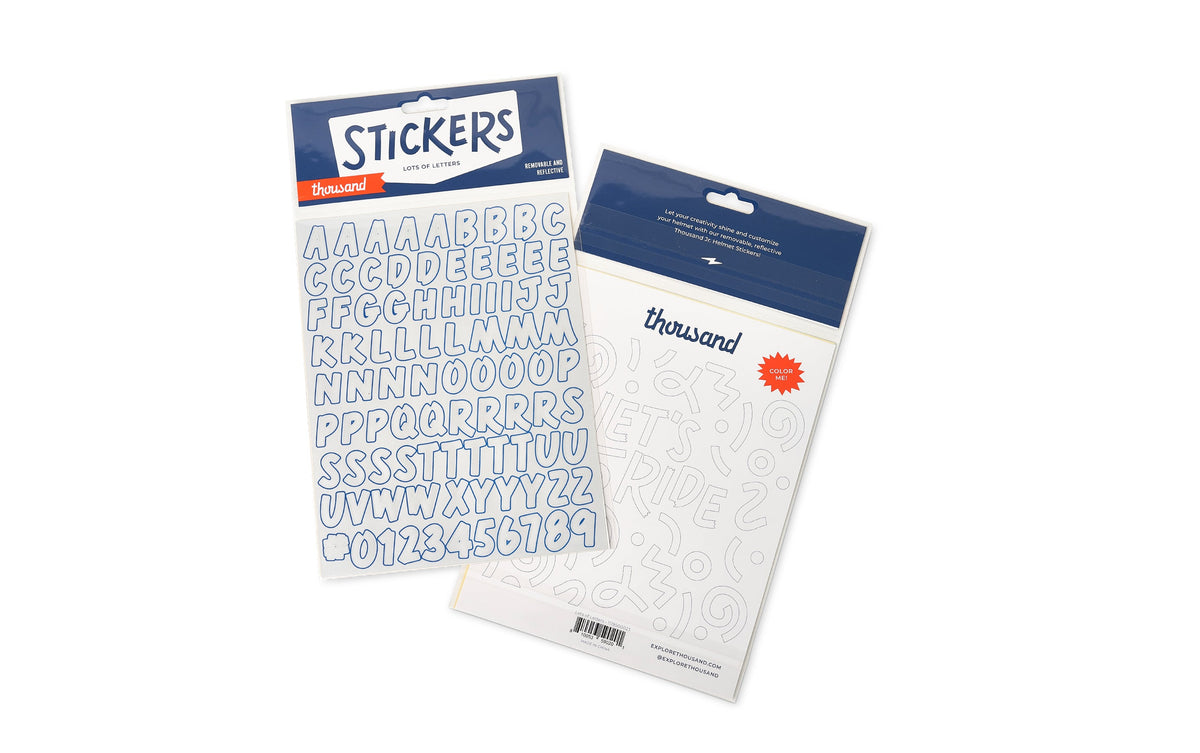Thousand Jr. Helmet Stickers