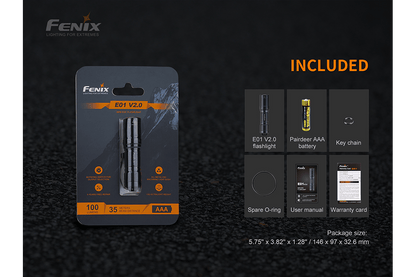 Fenix E01 V2.0 AAA LED Flashlight