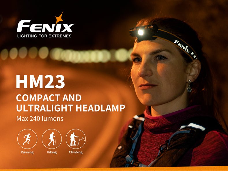 Fenix HM23 Compact Hiking and Running Headlamp - Discontinued