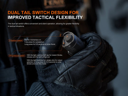Fenix TK17 Dual Switch Tactical Flashlight