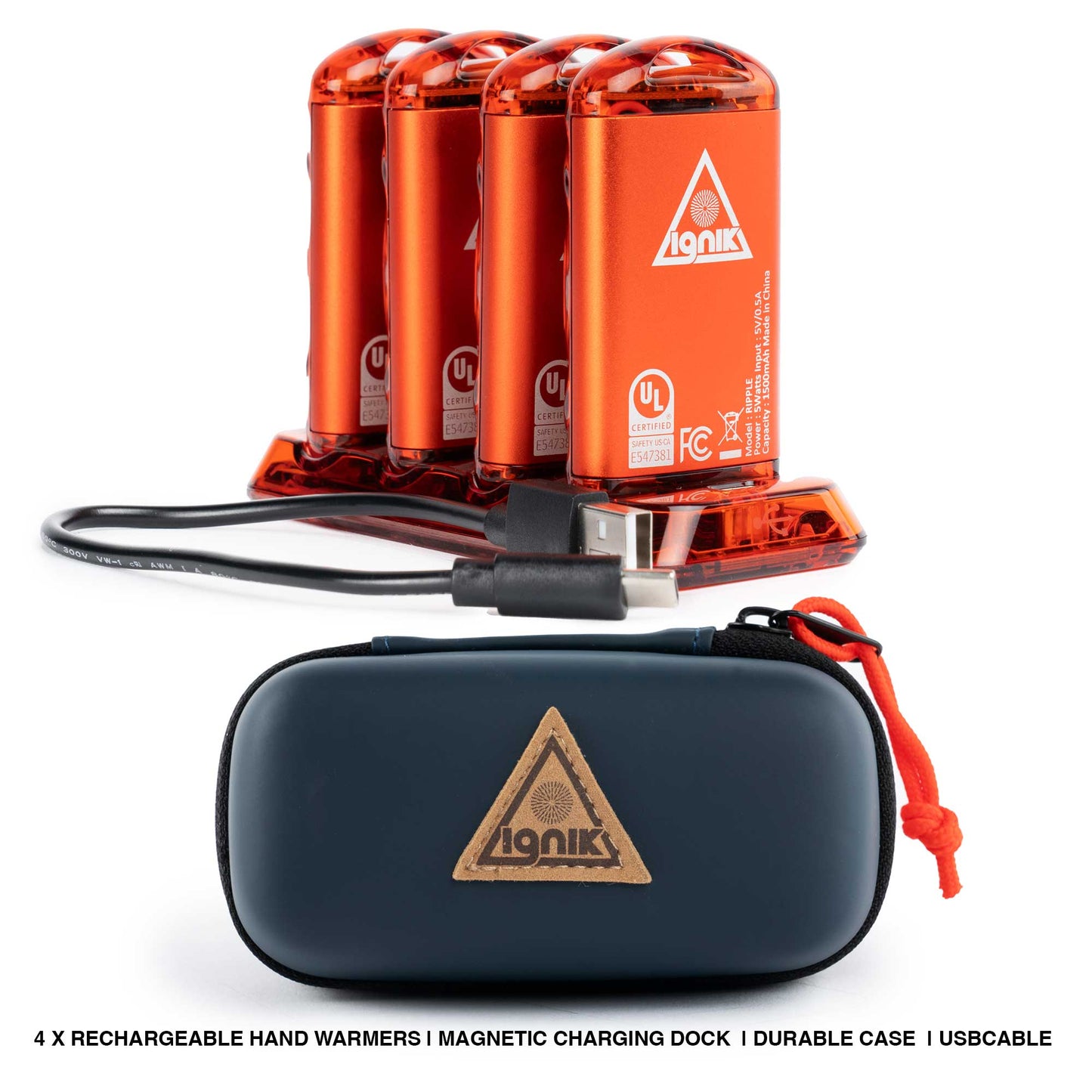 Ripple 4-Pack Lava Orange