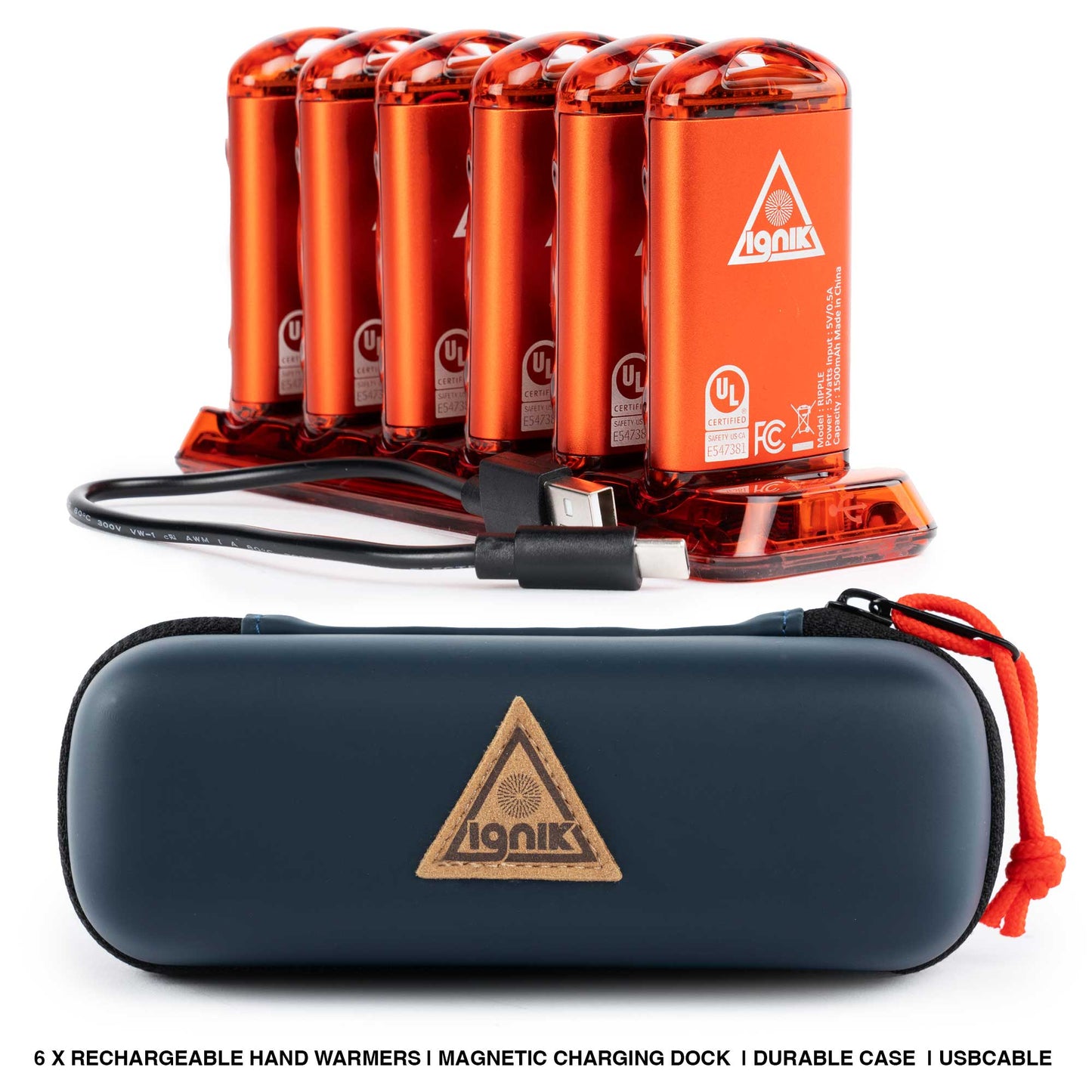 Ripple 4-Pack Lava Orange