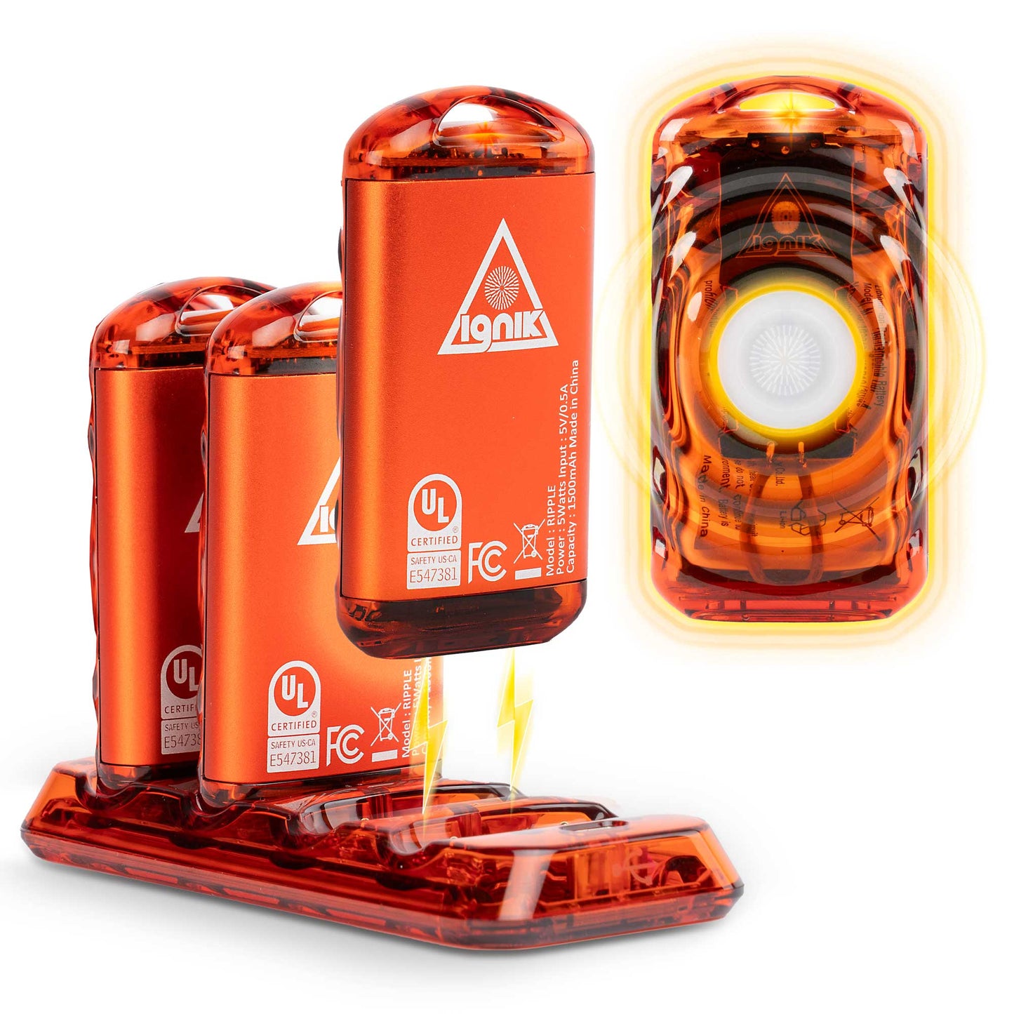 Ripple 4-Pack Lava Orange