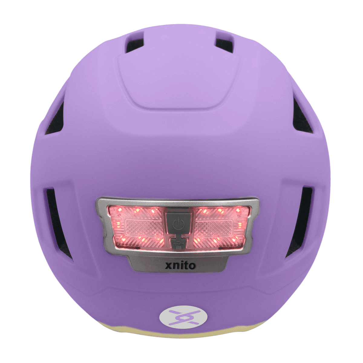 Lavender E-Bike Helmet with 10 Vents