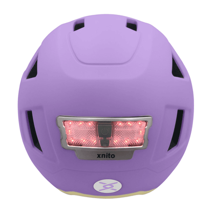 Lavender E-Bike Helmet with 10 Vents