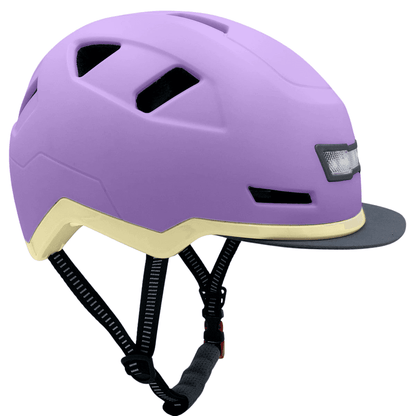 Lavender E-Bike Helmet with 10 Vents