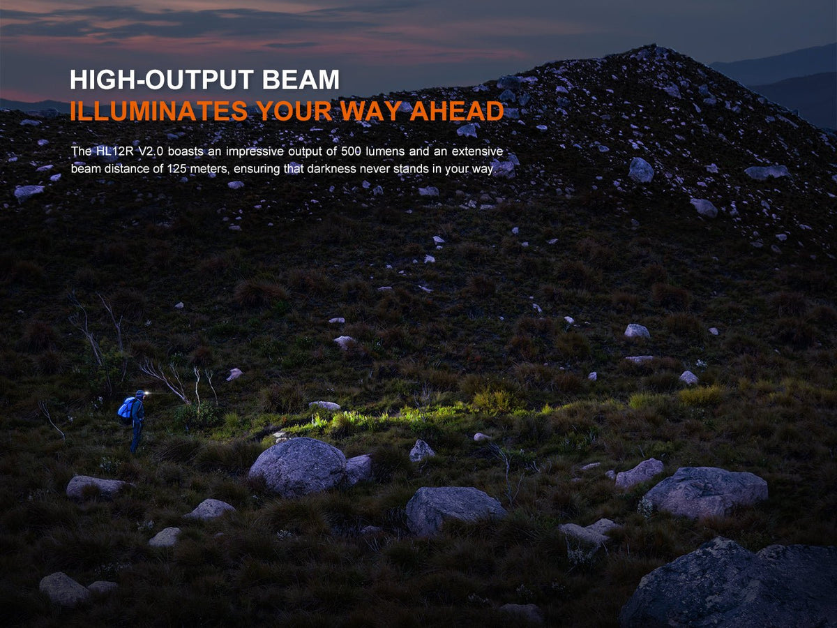 Fenix HL12R V2 Ultralight Outdoor Rechargeable Headlamp