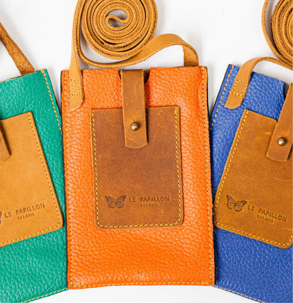 Leather Phone Crossbody