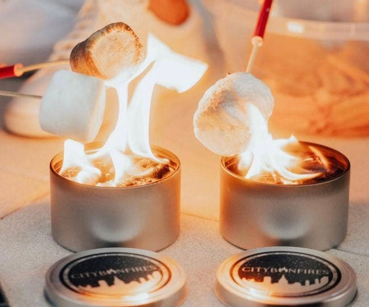 Hogueras de la ciudad: pozo de fuego portátil