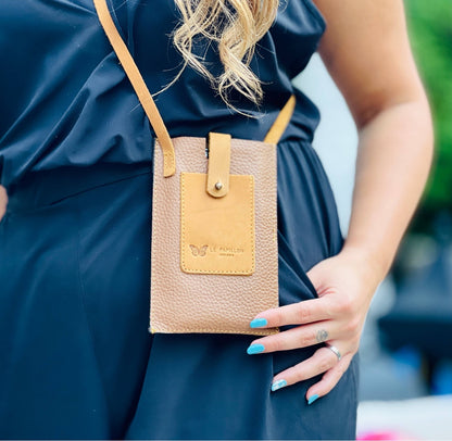 Leather Phone Crossbody